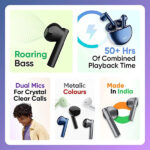 Mivi DuoPods A350 True Wireless In Ear Earbuds With Mic - Image 2