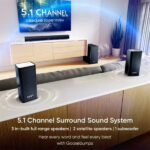 Mivi Fort S440 440 Watts 5.1 Cinematic Soundbar With 2 Satellite Speakers - Image 2