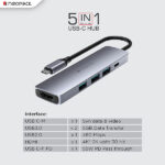 Neopack 5 in 1 USB C Hub Multiport Adapter with HDMI 4K 30Hz - Image 5