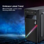 FINGERS RGB-Slash Polycarbonate Computer Case – Black - Image 5