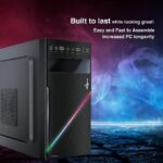 FINGERS RGB-Slash Polycarbonate Computer Case – Black - Image 3