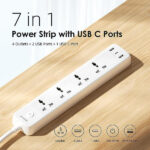Oraimo PowerHub 2 Power Strip 2500W Extension Board with USB C Ports - Image 3