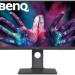 BenQ 27-inch DesignVue Designer IPS Monitor, 4K UHD 2160p, 100% sRGB, HDR10, AQCOLOR Technology, Darkroom, Animation, CAD/CAM Mode, Dualview Function, KVM Switch, Built-in Speakers – PD2700U (Gray)