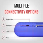 Pebble Edge 10W Wireless Bluetooth Speaker with Microphone - Image 2