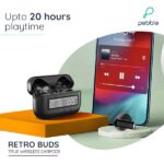 Pebble Retro Buds True Wireless Earbuds - Image 2