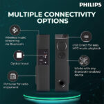 Philips Audio SPA9085 2.0CH 100W Multimedia Tower Speakers with Wireless Microphone - Image 3