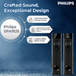 Philips Audio SPA9125 2.0CH 130W Multimedia Tower Speakers - Image 4