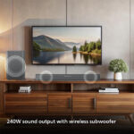 Philips Audio TAB5309 2.1CH 240W Bluetooth Soundbar - Image 2