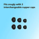 Philips Audio TAE1107BK Wired in-Ear Earphones with Built in Mic - Image 5