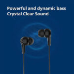 Philips Audio TAE1107BK Wired in-Ear Earphones with Built in Mic - Image 6