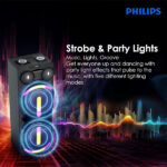 Philips Audio TAX5708 Bluetooth Party Speaker with Dynamic Bass Boost & Karaoke (400W Max Output) - Image 3