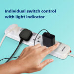 Philips CHP3441W Power Strips with 4 Universal Socket – 1.4M - Image 5