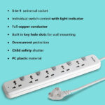 Philips CHP3451W Power Strips with 5 Universal Socket – 1.4M - Image 2