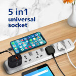 Philips CHP3451W Power Strips with 5 Universal Socket – 1.4M - Image 3