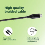 Philips DLC5204C/00 USB-C to USB-C Cable – 1.2M - Image 5