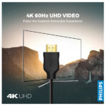 Philips SWV5510 4K UHD HDMI Cable – 1.5M - Image 4