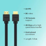 Philips SWV9433 8K UHD HDMI Cable – 3M - Image 3