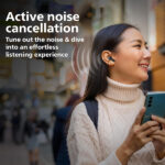 PHILIPS TAT1050BK/94 Truly Wireless Earbuds with ANC - Image 4