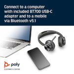 Poly Voyager Focus 2 UC USB-C Headphones - Image 5