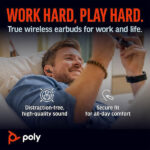 Poly Voyager Free 60 True Wireless Earbuds - Image 4