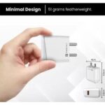 Portronics Adapto 40 18W 3 A Quick Mobile Charger with Detachable Cable - Image 5