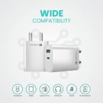 Portronics Adapto 44 Fast Charging 20W Mobile Charger with Dual Output (USB + PD) - Image 2