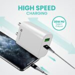 Portronics Adapto 44 Fast Charging 20W Mobile Charger with Dual Output (USB + PD) - Image 3