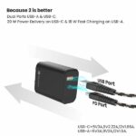 Portronics Adapto 45 20W Mobile Charger Adapter with Dual Port - Image 2