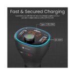 Portronics Auto 15 Bluetooth FM Transmitter in-Car Radio Adapter (PD 20W+QC3.0) Fast Charger - Image 3