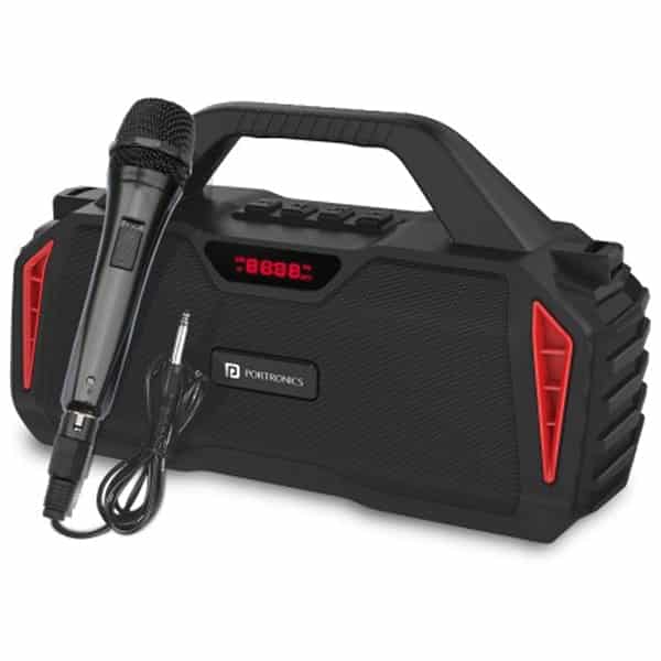 Portronics-Chime-20-W-Bluetooth-Party-Speaker-min.jpg Portronics Chime 20 Watt Bluetooth Party Speaker - Image 1