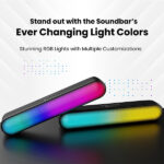 Portronics Decibel 23 16W Wireless Bluetooth Soundbar with LED Lights - Image 6