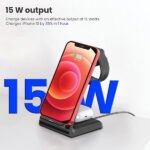 Portronics Freedom 33 3-in-1 Desktop Wireless Charger - Image 3