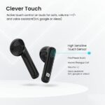 Portronics Harmonics Twins 26 TWS Earbuds with ENC & Dual Mic (Black) - Image 7