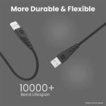 Portronics Konnect A Trio 3-In-1 Multifunctional Cable For Micro Usb For Ios And Type C Mobile Phones, Smartphone, Tablet, Personal Computer - Image 3