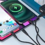 Portronics Konnect A Trio 3-In-1 Multifunctional Cable For Micro Usb For Ios And Type C Mobile Phones, Smartphone, Tablet, Personal Computer - Image 6