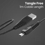 Portronics Konnect B Micro USB Cables For Fast Charging & Data Sync 3.0 Amp with PVC Heads - Image 3