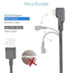Portronics Konnect L 1.2M 3A 8 Pin USB Cable - Image 2