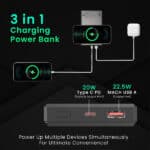 Portronics Luxcell MagClick 10K 10000mAh 15W Magnetic Power Bank - Image 5