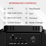 Portronics Melomix 20W Portable Bluetooth Speaker with Karaoke Mic - Image 2