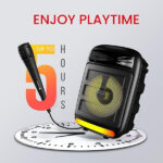 Portronics Melomix 20W Portable Bluetooth Speaker with Karaoke Mic - Image 4