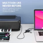 Portronics Mport 4C USB Hub 1.2 Metre Long Cable - Image 5