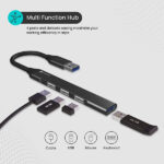 Portronics Mport 31 USB Hub (4-in-1) Multiport Adapter - Image 2