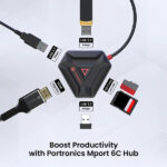 Portronics Mport 6C USB C Hub (6-in-1) Multiport Adapter - Image 6