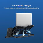 Portronics My Buddy Air 3 Laptop Cooling Pad with 5 Cooling Fans - Image 4