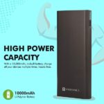 Portronics Power M 10K 10000 mAh Metal Housing Power Bank with Dual Input (Type C + Micro USB) & Triple Output (Fast Charging, 18 W with QC 3.0 & Type-C PD) Type C Cable Included - Image 3