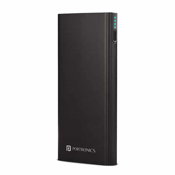 Portronics-Power-M-10K-10000-mAh-Metal-Housing-Power-Bank.jpg Portronics Power M 10K 10000 mAh Metal Housing Power Bank with Dual Input (Type C + Micro USB) & Triple Output (Fast Charging, 18 W with QC 3.0 & Type-C PD) Type C Cable Included - Image 1