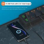 Portronics Power Plate 7 2500W with 6+8 Socket Extension Boards - Image 3