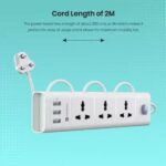 Portronics Power Plate 8 1500W with 3 USB + 3 Socket Extension Boards - Image 2