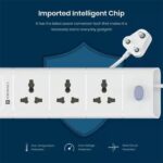 Portronics Power Plate 8 1500W with 3 USB + 3 Socket Extension Boards - Image 5