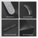 Portronics Toad Ergo Vertical Advanced Wireless Ergonomic Mouse - Image 2